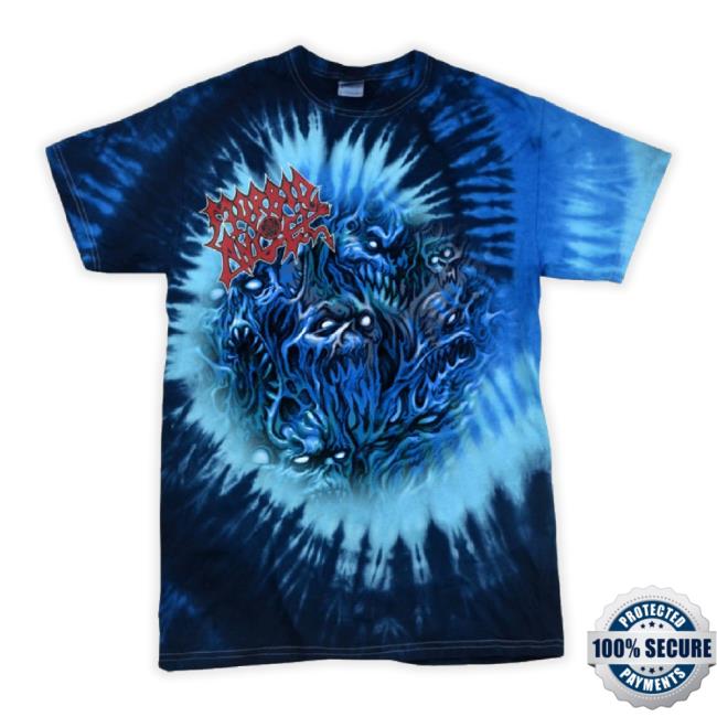 "Altars Of Madness" Blue Tie Dye Hoodie Sweatshirt